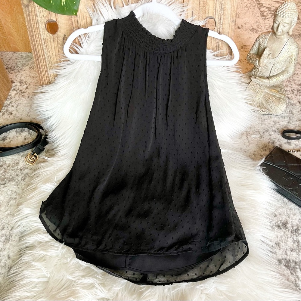 Black Sleeveless Blouse